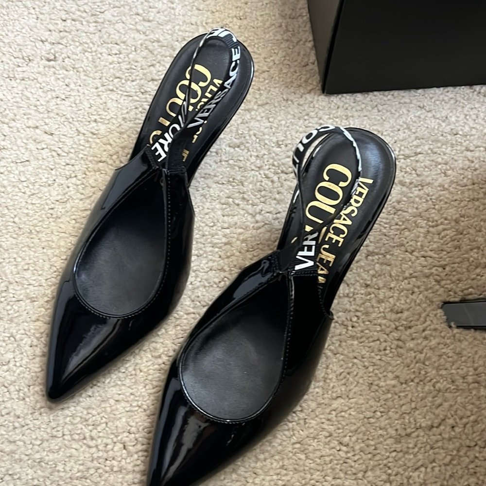 Versace jeans couture heels